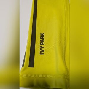 IVY PARK Neon Yellow Leggings with Black Logo